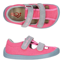 Lade das Bild in den Galerie-Viewer, BAR3FOOT Elf Denver Sandale Rose-Grau