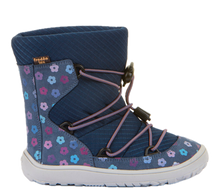 Lade das Bild in den Galerie-Viewer, Froddo Stiefel - BAREFOOT TEX TRACK WOOL Blau - Blumen
