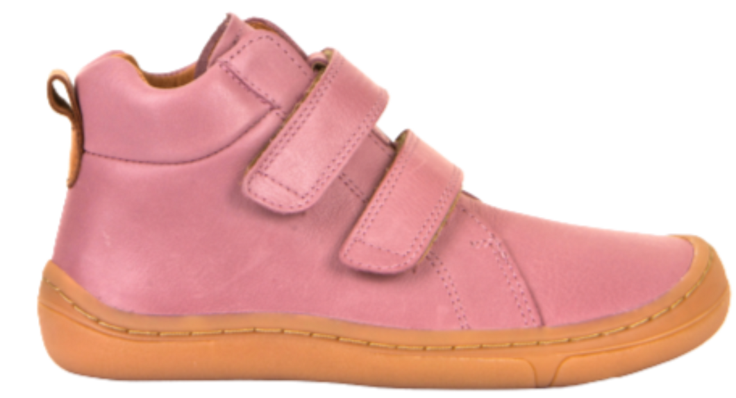 Froddo Barefoot High Tops mit Klettverschluss Pink