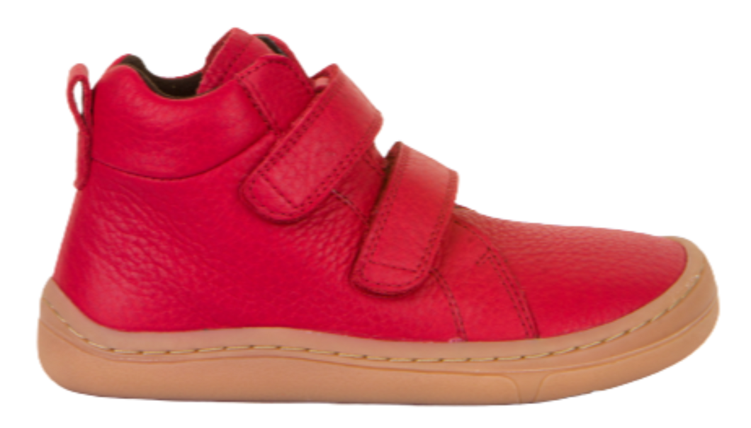 Froddo Barefoot High Tops mit Klettverschluss Rot